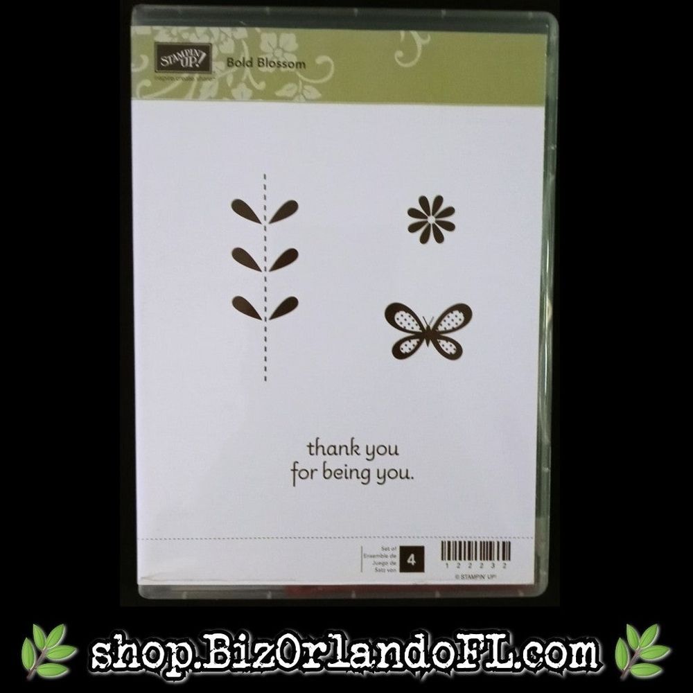 ARTS AND CRAFT SUPPLIES: Bold Blossom Stamp Set (Stampin' Up!)